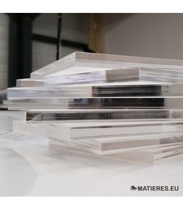 Plaque de plexi PMMA extrudé 20 x 30 cm ep. 2 mm Esprit Papier chez Rougier  & Plé