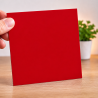 Plexiglass rouge