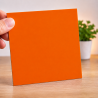 Plexiglass coulé orange 3mm